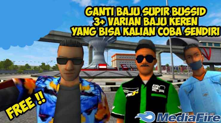 Cara Ganti Baju Supir Bussid