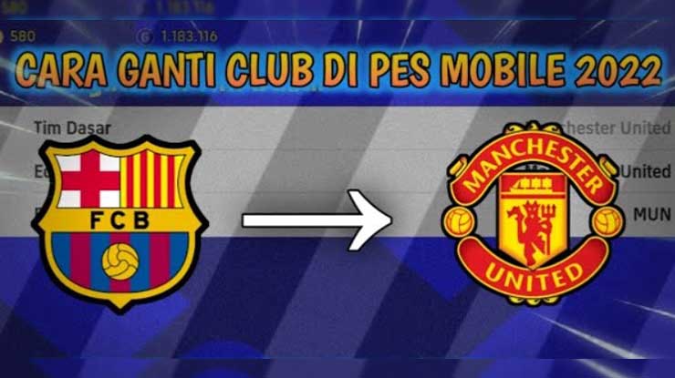 Cara Ganti Tim eFootball PES Mobile