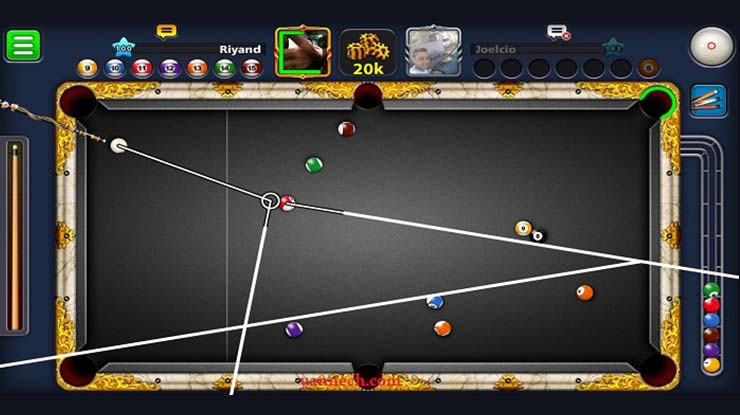 Fitur 8 Ball Pool Mod Apk Garis Panjang