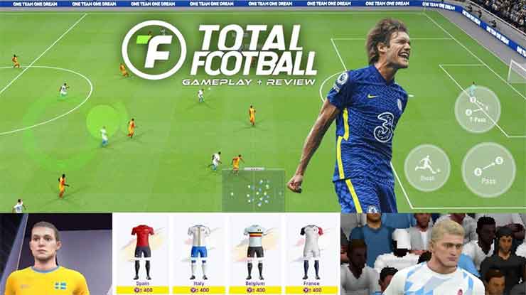 Review Total Football Grafik Kontrol Fitur