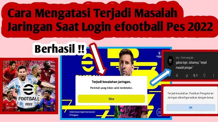 eFootball PES Mobile Error Kesalahan JaringanBegini Solusinya