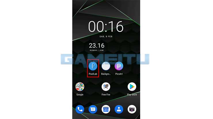 Buka Aplikasi Pixellab