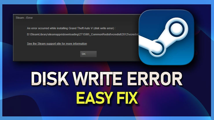 Cara Mengatasi Disk Write Error Steam 100 Berhasil