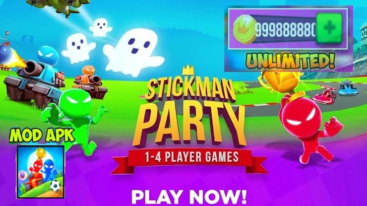 Download Stickman Party Mod Apk