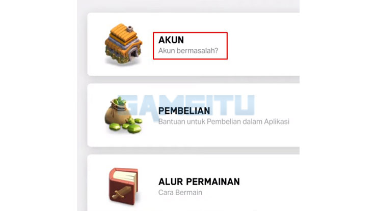 Klik Akun