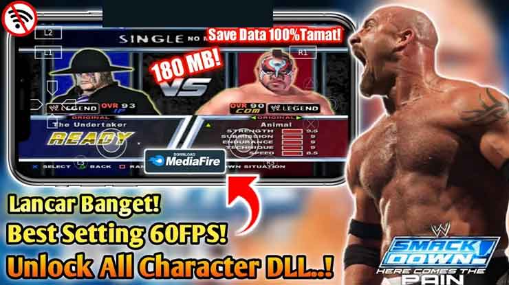 Link Download Game Smackdown PS1 Ukuran Kecil Full Speed