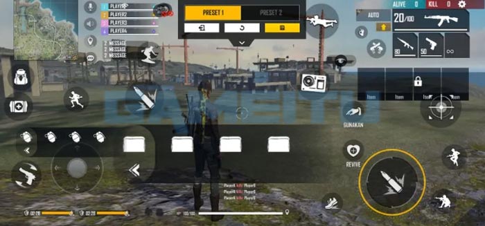 2. Custom HUD Free Fire 2 Jari