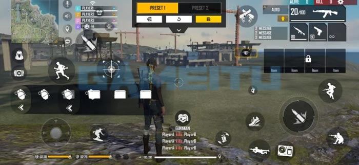 3. Custom HUD Free Fire 2 Jari