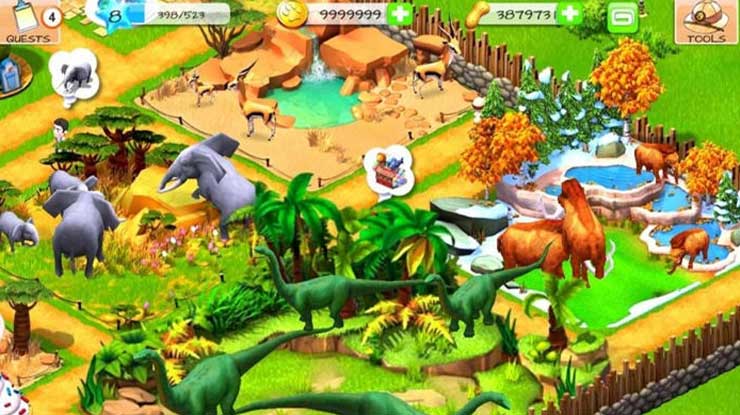 Fitur Wonder Zoo MOD APK Unlimited Money