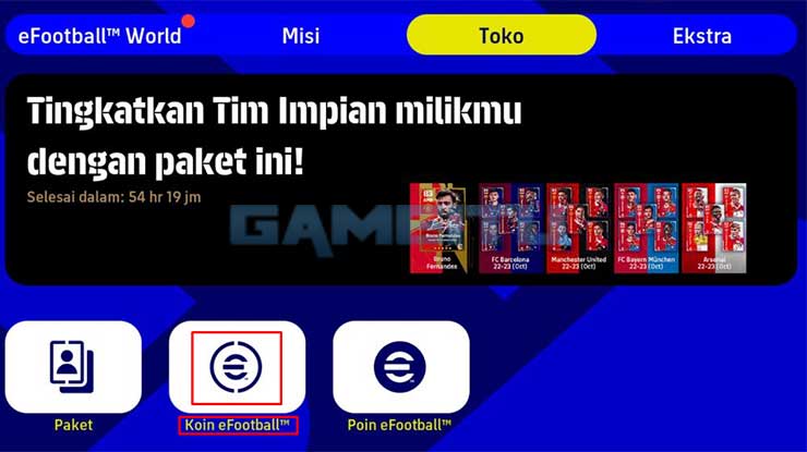 Pilih Koin eFootball