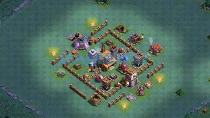 Trophy Base Builder Hall 4 Terkuat