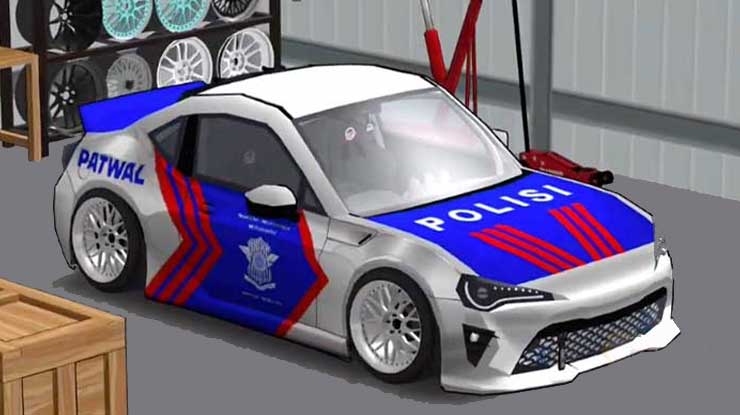 3. Livery Mobil Polisi Patroli S15