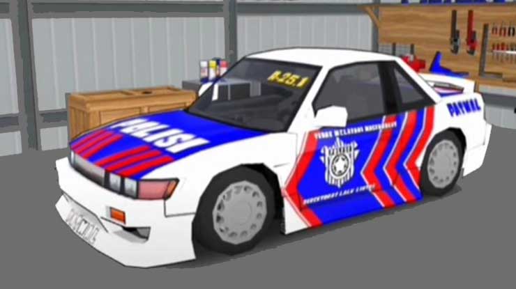 8. Livery Polisi Patwal Silvia S13