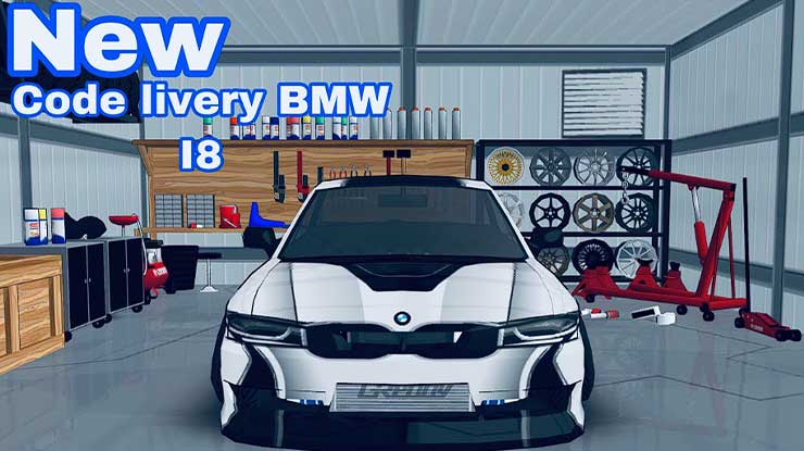 Livery FR Legends BMW i8 Download Kode Password Cara Pasang