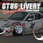 Livery FR Legends GT86 Polisi Samurai Anime No Password