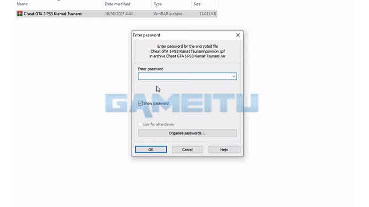 Ekstrak File Cheat