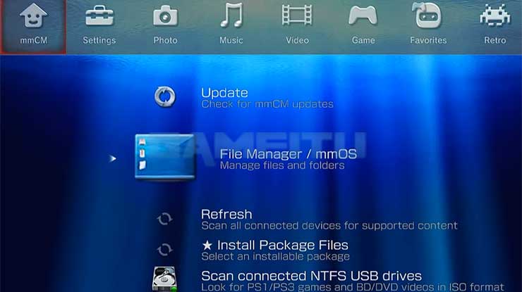 Masuk ke File Manager