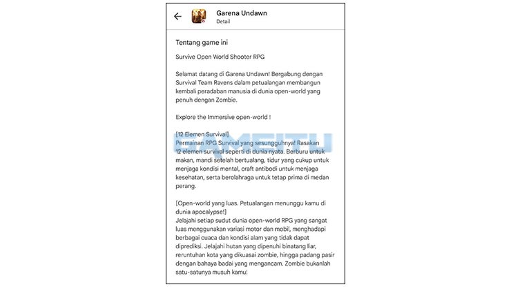 Pahami Tentang Game Undawn