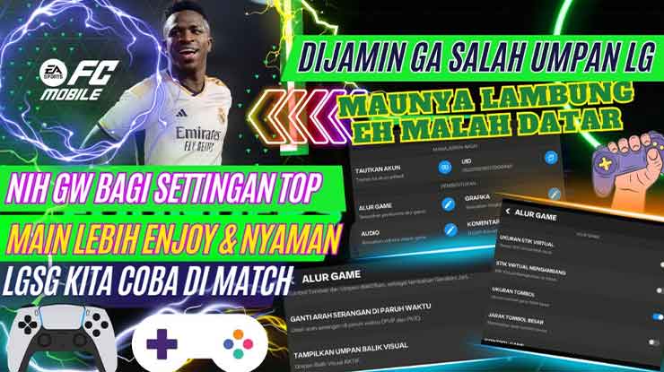 Settingan Controller FC Mobile Terbaik, Auto Win!!