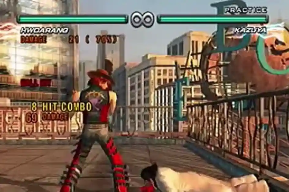 Hwoarang Flamingo Stance Combo