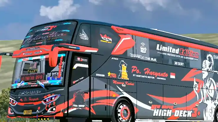 Livery BUSSID PO Haryanto