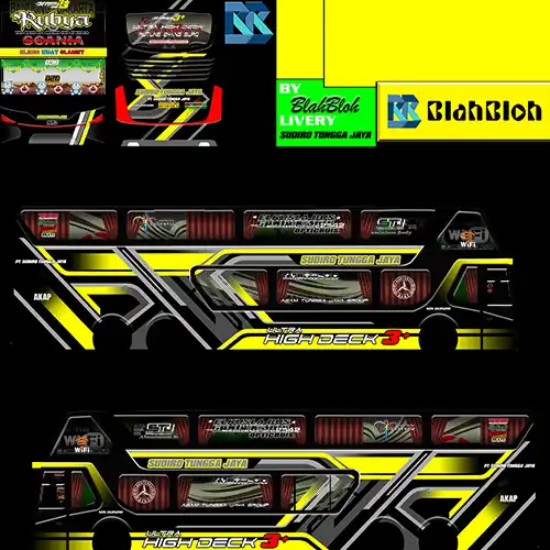 Livery Bimasena HD STJ Thunder Yellow