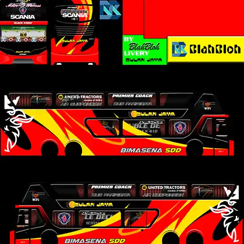 Livery Bimasena SDD Bulan Jaya New Version