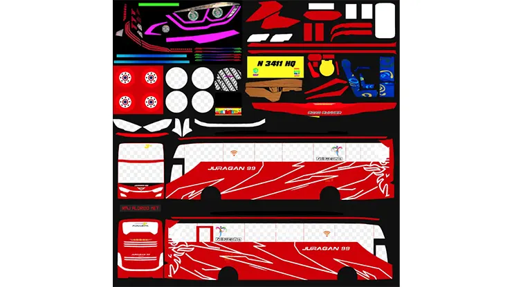 Livery Juragan 99 JB3 SHD